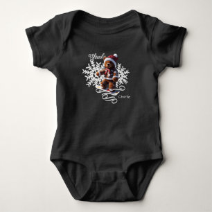 TeddyBear Snowboard/Shred/T-Shirt Baby Bodysuit
