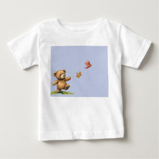 TEDDYBEAR WALKING Tote Baby T-Shirt