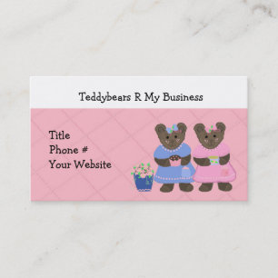 Teddybears R My Business Card