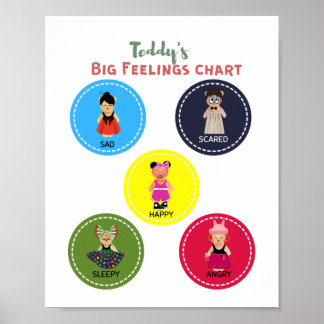 Teddy's Big Feelings Chart