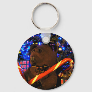 Teddys Christmas I Key Ring