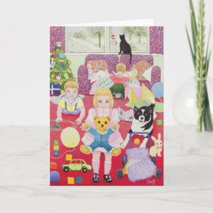 Teddy's Christmas Pyjamas Holiday Card