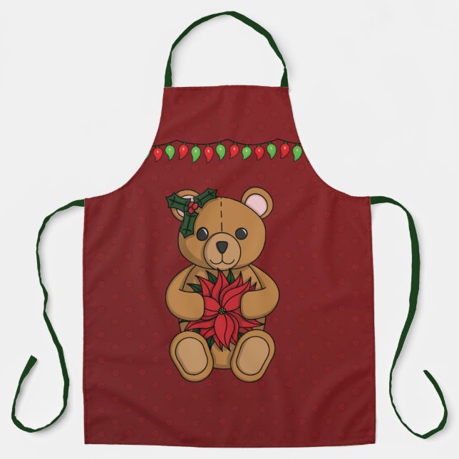 Teddy's Gift All-Over Print Apron (Front)