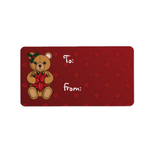 Teddy's Gift Label