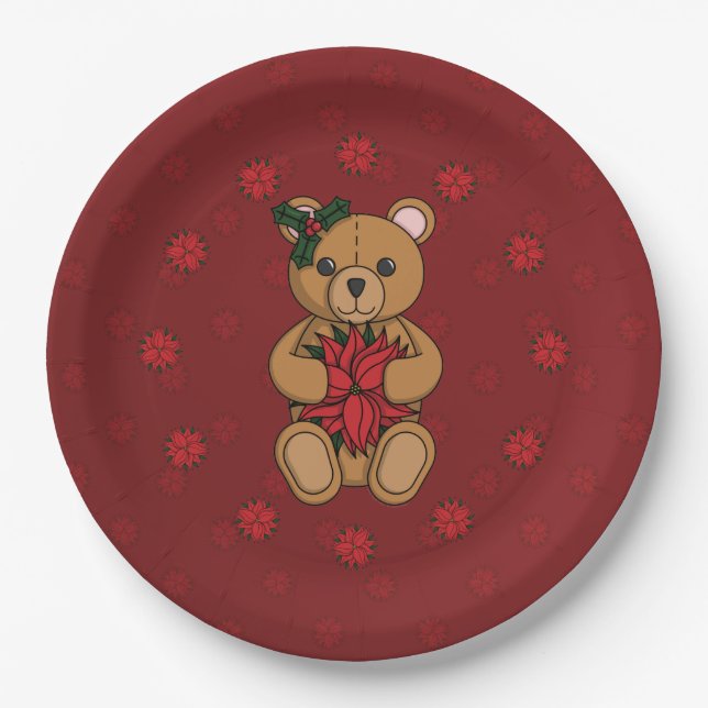 Teddy's Gift Paper Plate (Front)