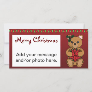 Teddy's Gift Photo Card