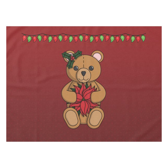 Teddy's Gift Tablecloth (Front (Horizontal))