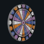 Teds Cool Dartboard<br><div class="desc">Darts anyone? Youll love this awesome dartboard set for years to come! Teds cool dartboard design features 4 classic colours of orange, white, blue and purple. This regulation size dart board is easily customised for a great gift or the perfect addition to your game room. Made to your exact specifications,...</div>