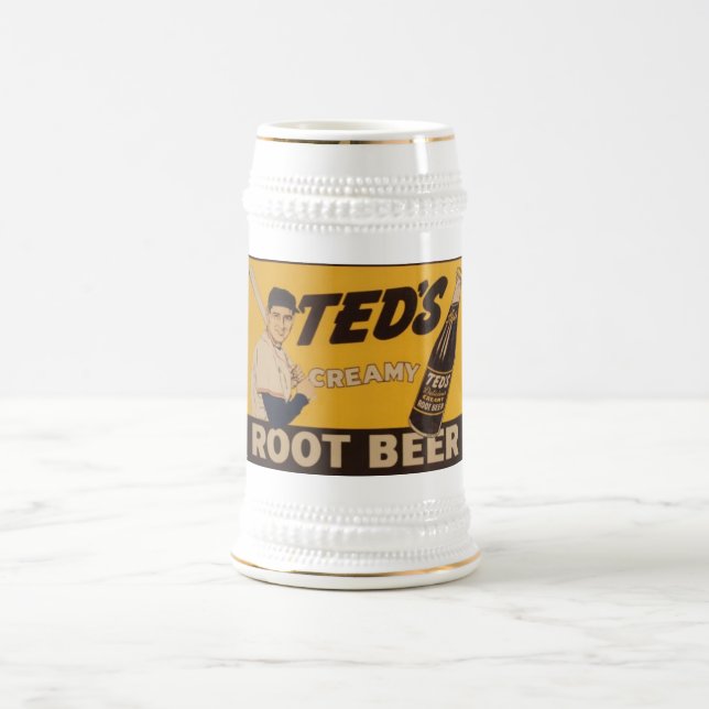 Teds Creamy Root Beer Beer Stein (Center)
