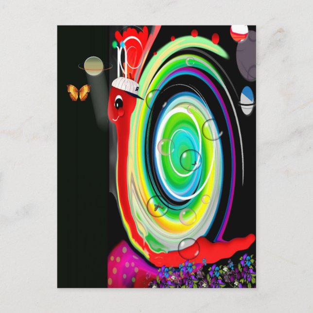 TedTheSnail Postcard (Front)