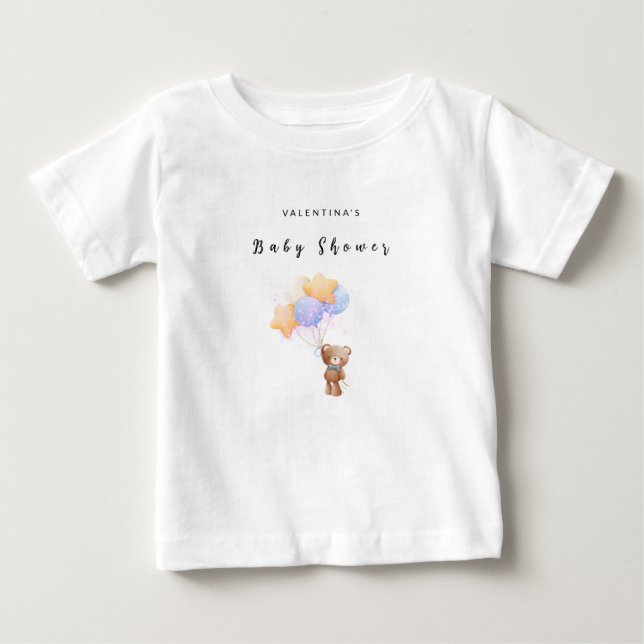 Tedy Bear Baby shower  T-Shirt (Front)