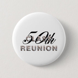 TEE 50th Class Reunion 6 Cm Round Badge