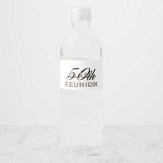 TEE 50th Class Reunion Water Bottle Label