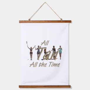 TEE All Tan All the Time Hanging Tapestry