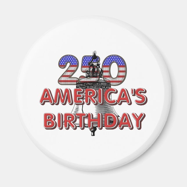 TEE America's 250th Birthday Magnets (Front)