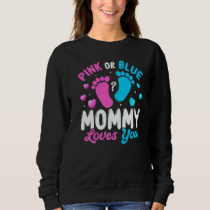 Tee Baby Gender Reveal Pink Or Blue Mommy Loves Yo
