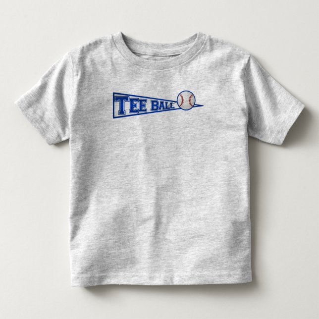 Tee Ball  Fine Jersey T-Shirt (Front)