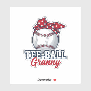 Tee Ball Granny Baseball Bow Vintage Shirt_1