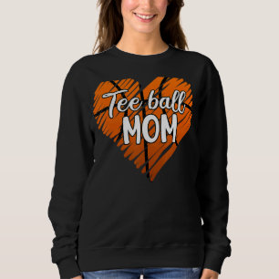 Tee Ball Mum Basketball Heart For Basketball Mum