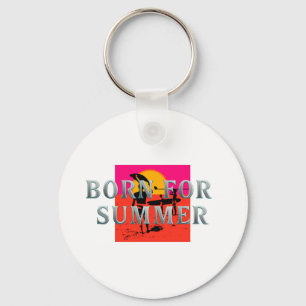 TEE Born for Summer Key Ring