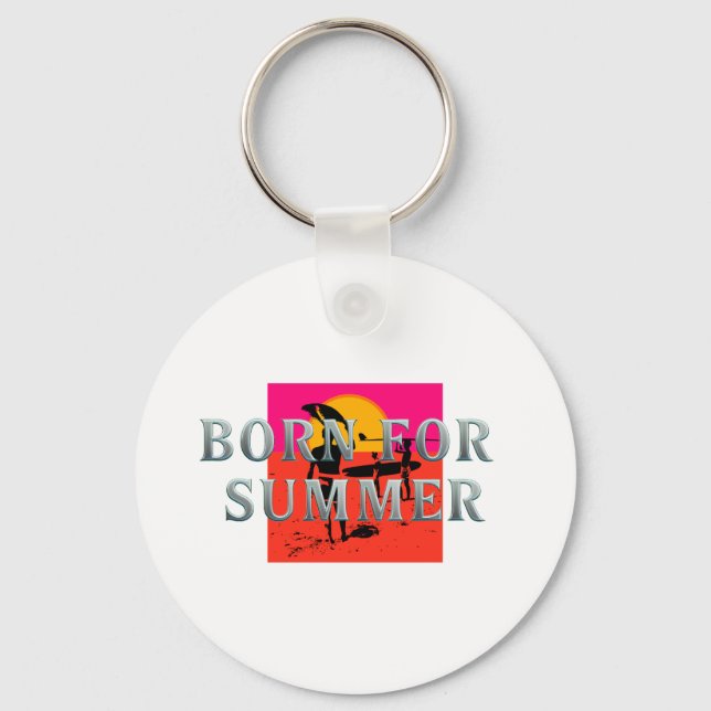 TEE Born for Summer Key Ring (Front)