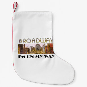 TEE Broadway Star Small Christmas Stocking