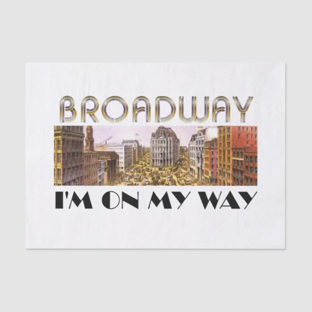 TEE Broadway Star Tissue Paper (Front)