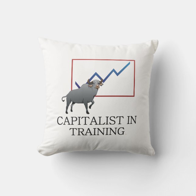 TEE Capitalist in Training Cushion (Front)