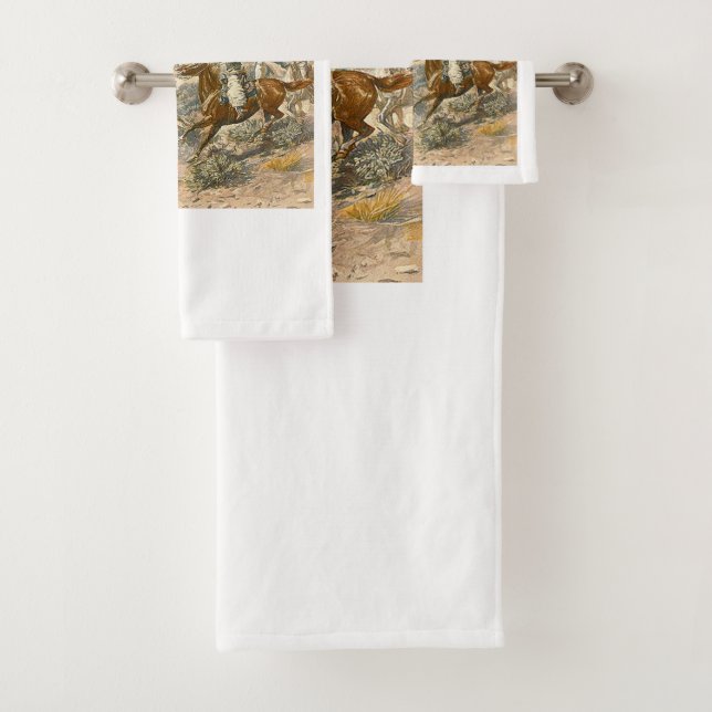 TEE Cattle Drive Bath Towel Set (Insitu)