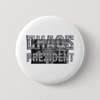 TEE Chaos President 6 Cm Round Badge