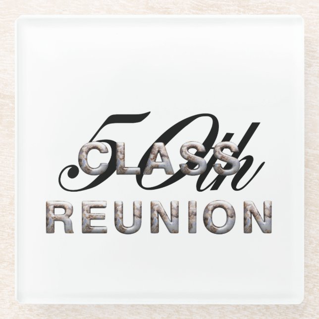 TEE Class Reunion Glass Coaster (Front)