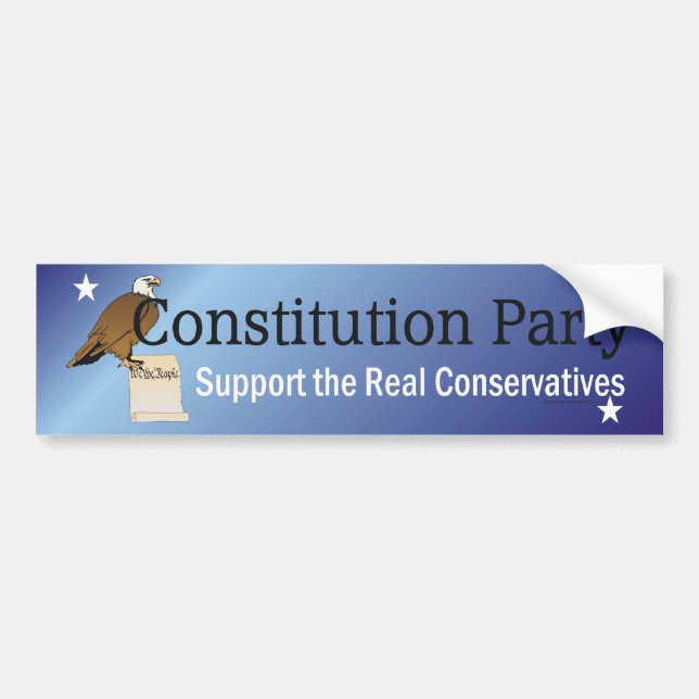 TEE Constitution Party Bumper Sticker (Front)