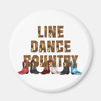 TEE Country Line Dance Magnet