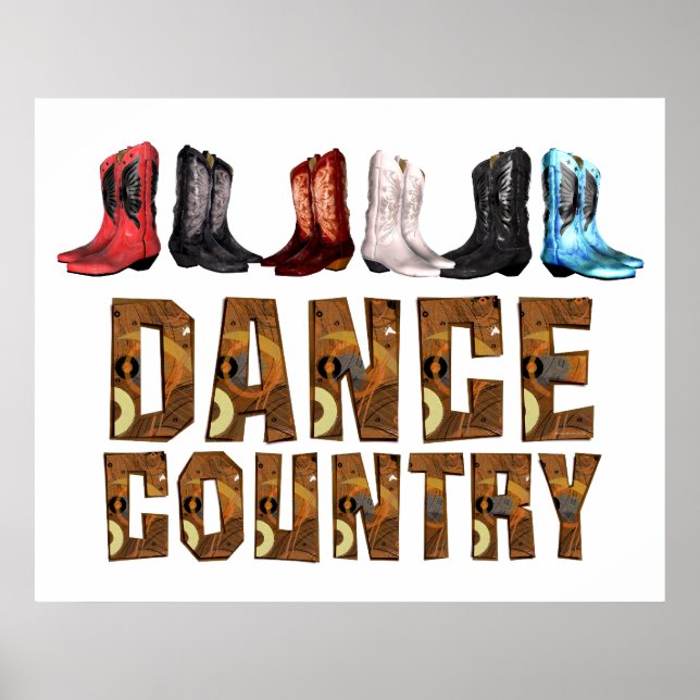 TEE Country Line Dance Poster (Front)