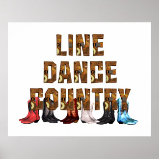 TEE Country Line Dance Poster