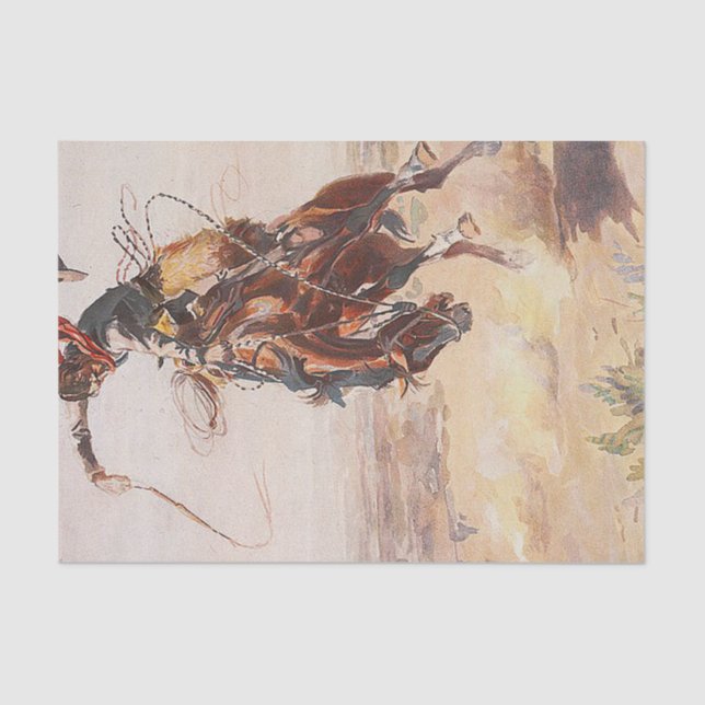 TEE Cowboy Life Tissue Paper (Front)