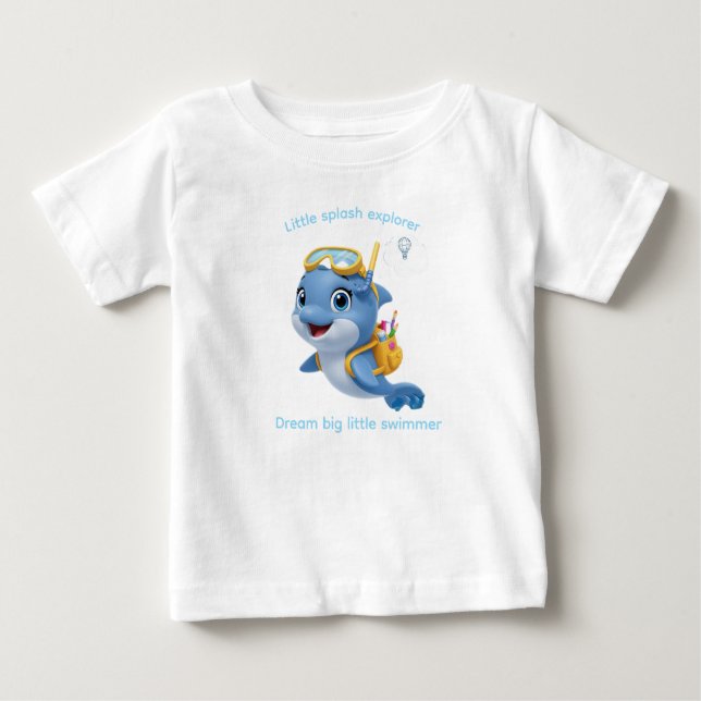 Tee dolphin,Little Splash Explorer (Front)