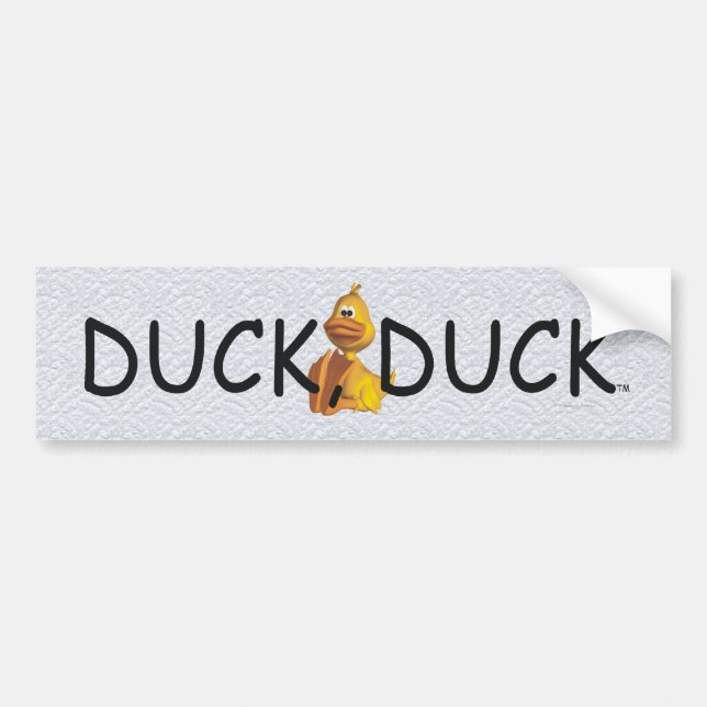 TEE Duck Duck Bumper Sticker (Front)