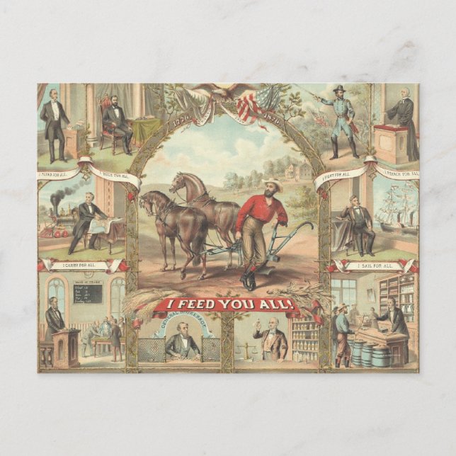 TEE Farmer Slogan Postcard (Front)