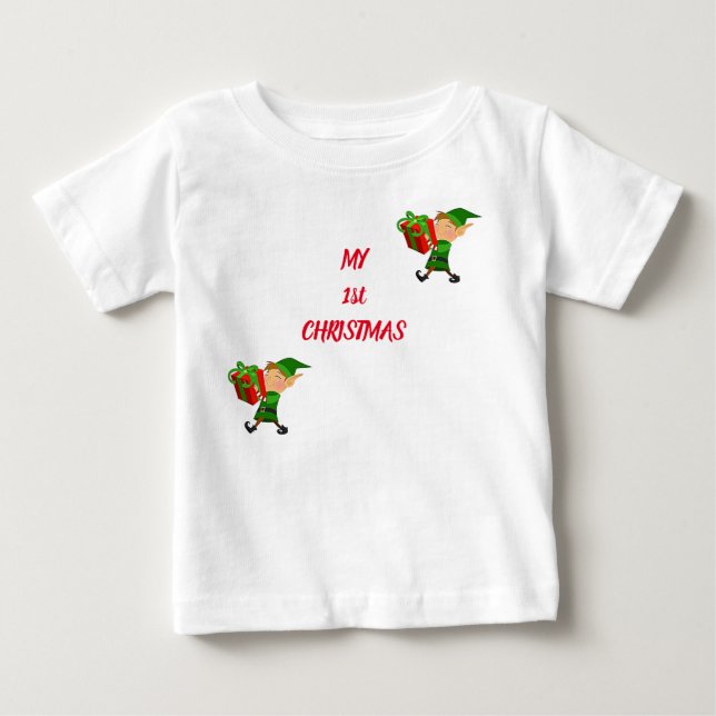TEE FOR ***BABY'S 1st CHRISTMAS*** (Front)