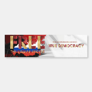 TEE Free Russian People Bumper Sticker