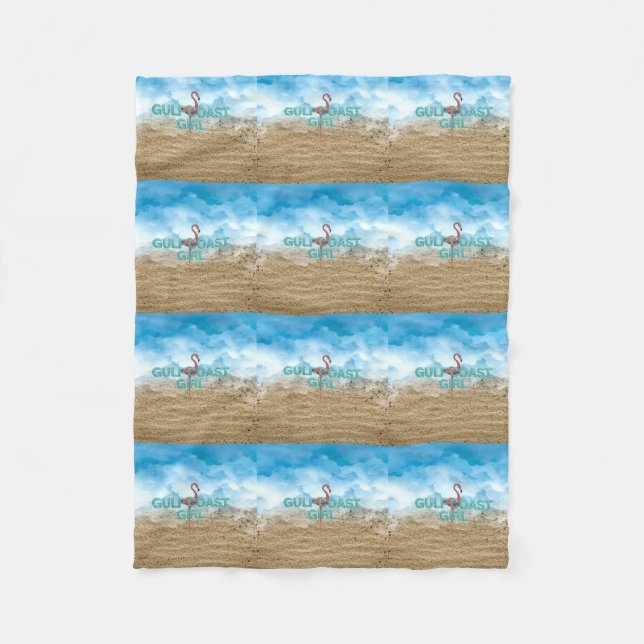 TEE Gulf Coast Girl Fleece Blanket (Front)