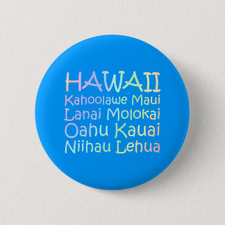 TEE Hawaii 6 Cm Round Badge