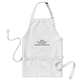 TEE Humans Always Human Standard Apron