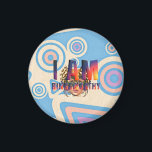 TEE I Am Bingeworthy Magnet<br><div class="desc">You may binge watch your favorite shows,  but don't forget that favorite someone next to you.  I Am Bingeworthy slogan and design on buttons,  keychains,  magnets,  t-shirts,  stickers,  and other gifts for those that think they deserve the same attention.</div>