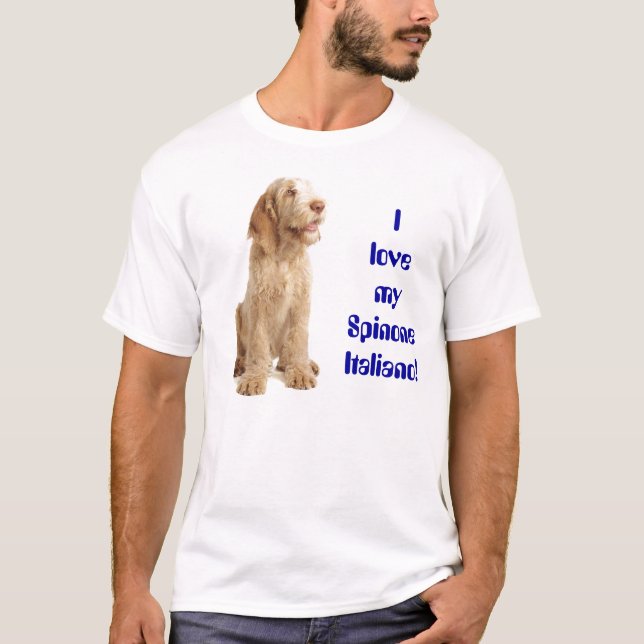 Tee - "I love my Spinone..." (Front)