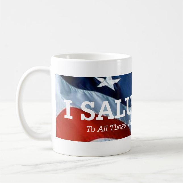 TEE I Salute You Coffee Mug (Left)