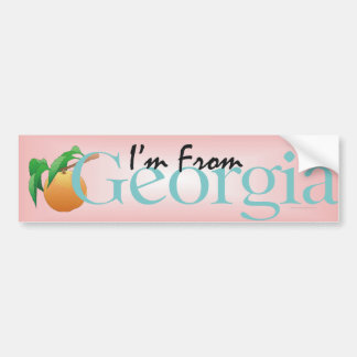 TEE I'm From Georgia Bumper Sticker