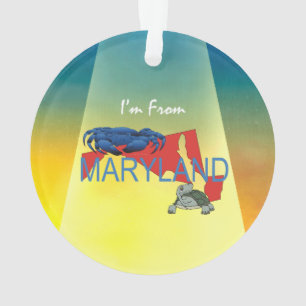 TEE I'm from Maryland Ornament
