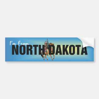 TEE I'm From North Dakota Bumper Sticker